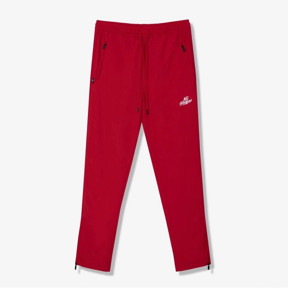 100 Thieves Foundations Nylon Pant, red, size M